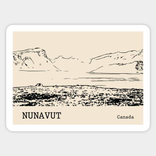 Nunavut Canada Sticker